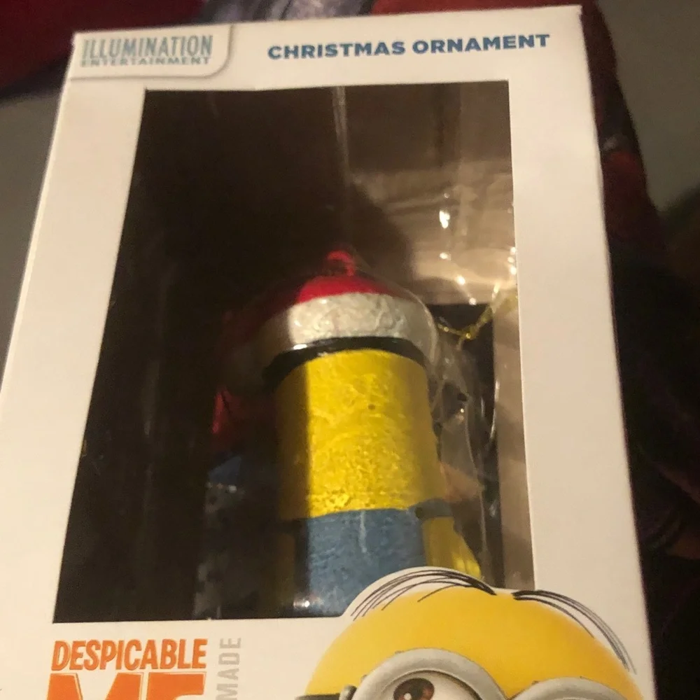 Despicable Me Yellow Minion Christmas Ornament - Official Illumination